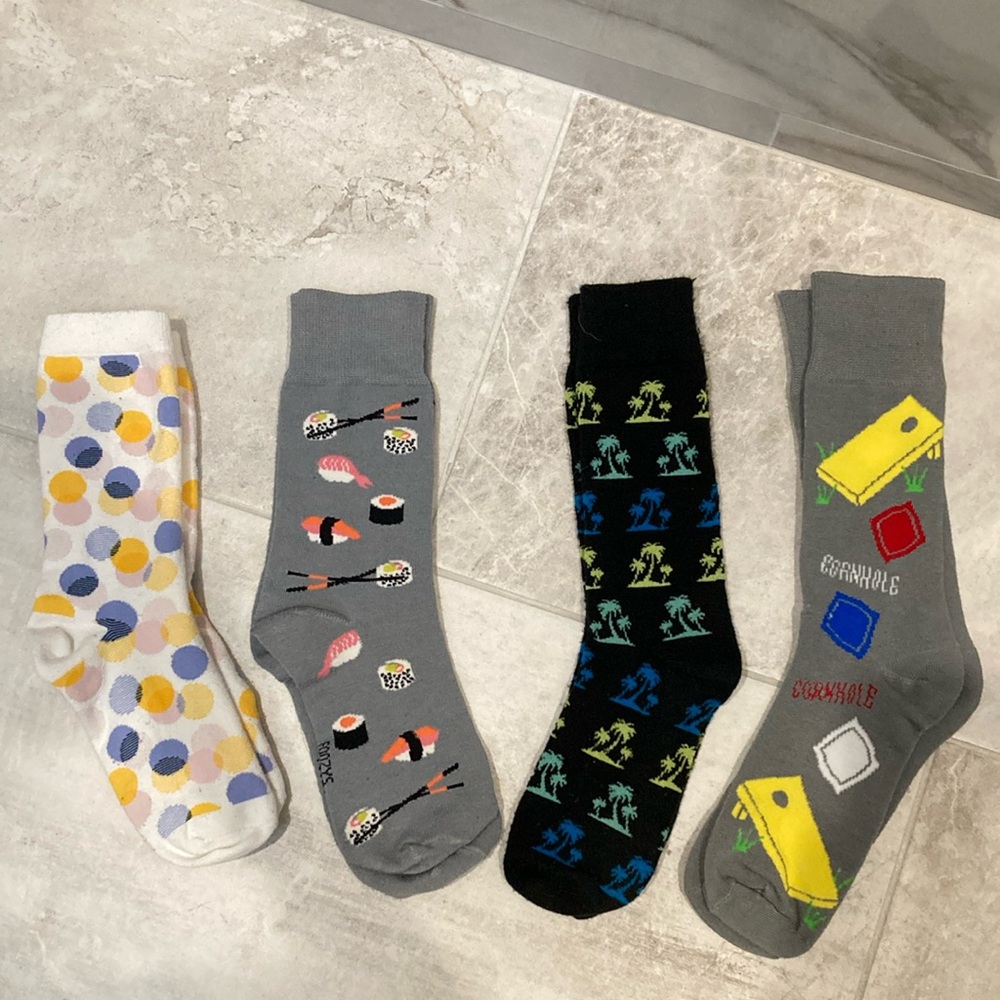 Colorful Patterned Socks Set